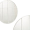 Wandspiegel Cirkelvormig Metaal Wit (100 x 2,5 x 100 cm)