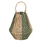 Lykta Kaarshouder Lykta Groen Beige Metaal Papier Kristal 21,5 x 21,5 x 23 cm