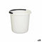 Emmer met handvat Wit Antraciet 10 L (18 Stuks)