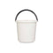 Emmer met handvat Wit Antraciet 10 L (18 Stuks)