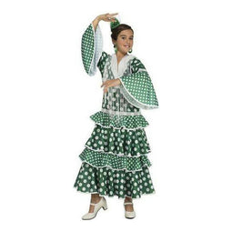 Kostuums voor Kinderen My Other Me Giralda Groen Flamenco danser Maat 3-4 Jaar