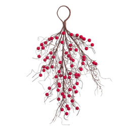 Deurhanger Kerstmis Rood Plastic 50 cm