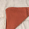 Sprei 270 x 280 cm Beige Donkerrood
