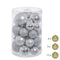 Kerstballen Zilverkleurig Plastic Purpurine 12,5 x 12,5 x 27 cm (27 Stuks)