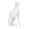 Decoratieve figuren Wit Hond 19 x 12 x 37,5 cm