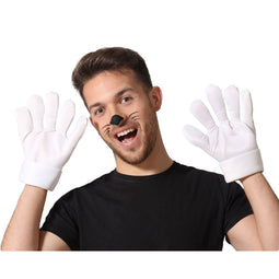 Handschoenen Muis Wit