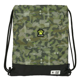 Rugtas met Koordjes Kelme Travel Zwart Groen 35 x 40 x 1 cm