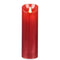 Kaars LED Rood 8 x 8 x 25 cm (12 Stuks)