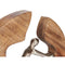 Decoratieve figuren Zilverkleurig Metaal 22 x 22 x 4 cm (6 Stuks)