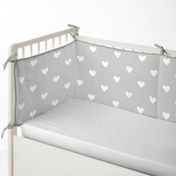 Wiegbeschermer Cool Kids Hearts (60 x 60 x 60 + 40 cm)