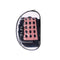 Draagmand Zwart Roze Plastic 37 x 17 x 22 cm (6 Stuks)