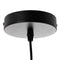 Plafondlamp Zwart Metaal Koper 15 x 15 x 30 cm