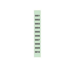 Raffle Number Strips Apli 1-1000 30 x 210 mm (10 Stuks)