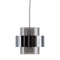 Plafondlamp Kristal Metaal Zilver 20 x 20 x 120 cm
