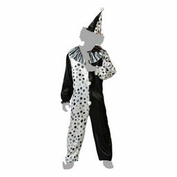 Kostuum Clown Unisex voor volwassenen Grijs Maat M/L