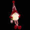 Kerstversiering Wit Rood Plastic Weefsel 18 x 10 x 53 cm