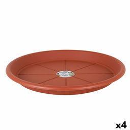 Bloempot schaal Dem Greentime Bruin ø 45 x 4,5 cm (4 Stuks)