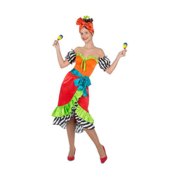 Kostuums voor Volwassenen My Other Me Rumba danseres (5 Onderdelen) Maat XL