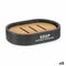 Zeepschaal Bruin Grijs Hars 8 x 2,5 x 12,5 cm (12 Stuks)