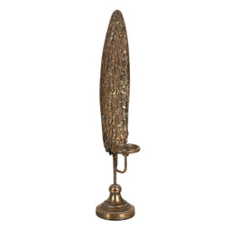 Kaarshouder Gouden Ijzer 14 x 16,5 x 73 cm