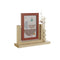 Fotolijsten Home ESPRIT Natuurlijk Terra cotta Kristal Hout MDF Scandinavisch 24 x 7 x 21 cm