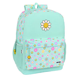 Schoolrugzak Smiley Summer fun Turkoois (32 x 43 x 14 cm)