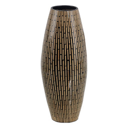 Vaas Zwart Beige 20 x 20 x 50 cm
