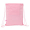 Rugtas met Koordjes Glow Lab Sweet home Roze 26 x 34 x 1 cm
