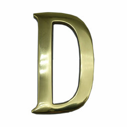 Brief EDM D Gepolijst messing (10 cm)