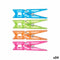 Kledinghaken Multicolour Plastic 24 Onderdelen Set (24 Stuks)
