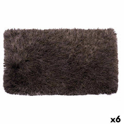 Tapijt Grijs Katoen Polyester 50 x 2 x 80 cm (6 Stuks)