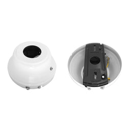 Hangende lamp EDM 33981 Navulling Ø 131 x 61 mm Aluminium Wit