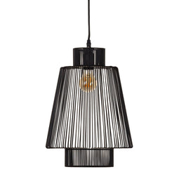 Plafondlamp 29 x 29 x 39,5 cm Zwart Ijzer Ø 29 cm