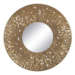 Wandspiegel Gouden Kristal Ijzer 76,5 x 7 x 76,5 cm