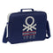 Schooltas Benetton Varsity Grijs Marineblauw 38 x 28 x 6 cm