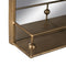 Wandspiegel Gouden Kristal Ijzer 54 x 16,5 x 51 cm