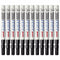 Permanente markeerstift Uni-Ball Paint PX-21L Zwart 12 Onderdelen