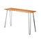 Gang Live Edge 120 x 35 x 77 cm Bruin Zwart Acacia