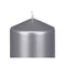 Kaars Zilverkleurig 7 x 20 x 7 cm (12 Stuks)