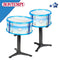 Drums Bontempi Blauw Plastic 85 x 68 x 65 cm (9 Onderdelen) (2 Stuks)