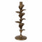 Kaarshouder Gouden Ijzer 9,5 x 9,5 x 30 cm