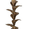Kaarshouder Gouden Ijzer 9,5 x 9,5 x 30 cm