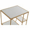 Bijzettafel DKD Home Decor Gouden Metaal MDF Wit (50 x 40 x 55,5 cm)