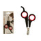 Nagelknipper Zwart Rood 6 x 0,5 x 11,5 cm Huisdieren (24 Stuks)