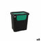 Recycling prullenbak Tontarelli Moda double Groen (6 Stuks) 24 L