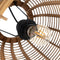 Plafondlamp Natuurlijk Bamboe 220-240 V 41 x 41 x 33 cm (2 Stuks)