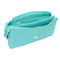 Pennenetui met 3 vakken Benetton Letter Groen 22 x 12 x 3 cm