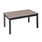 Eettafel Agnes 100 x 60 x 48,5 cm Aluminium