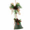 Kerstversiering Groen Multicolour Metaal Plastic Vezel (Afzuig)kappen 14 x 9 x 47 cm