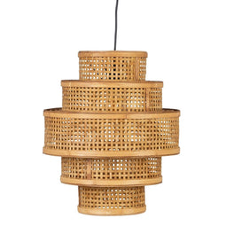 Plafondlamp Natuurlijk Bamboe 41 x 41 x 48 cm